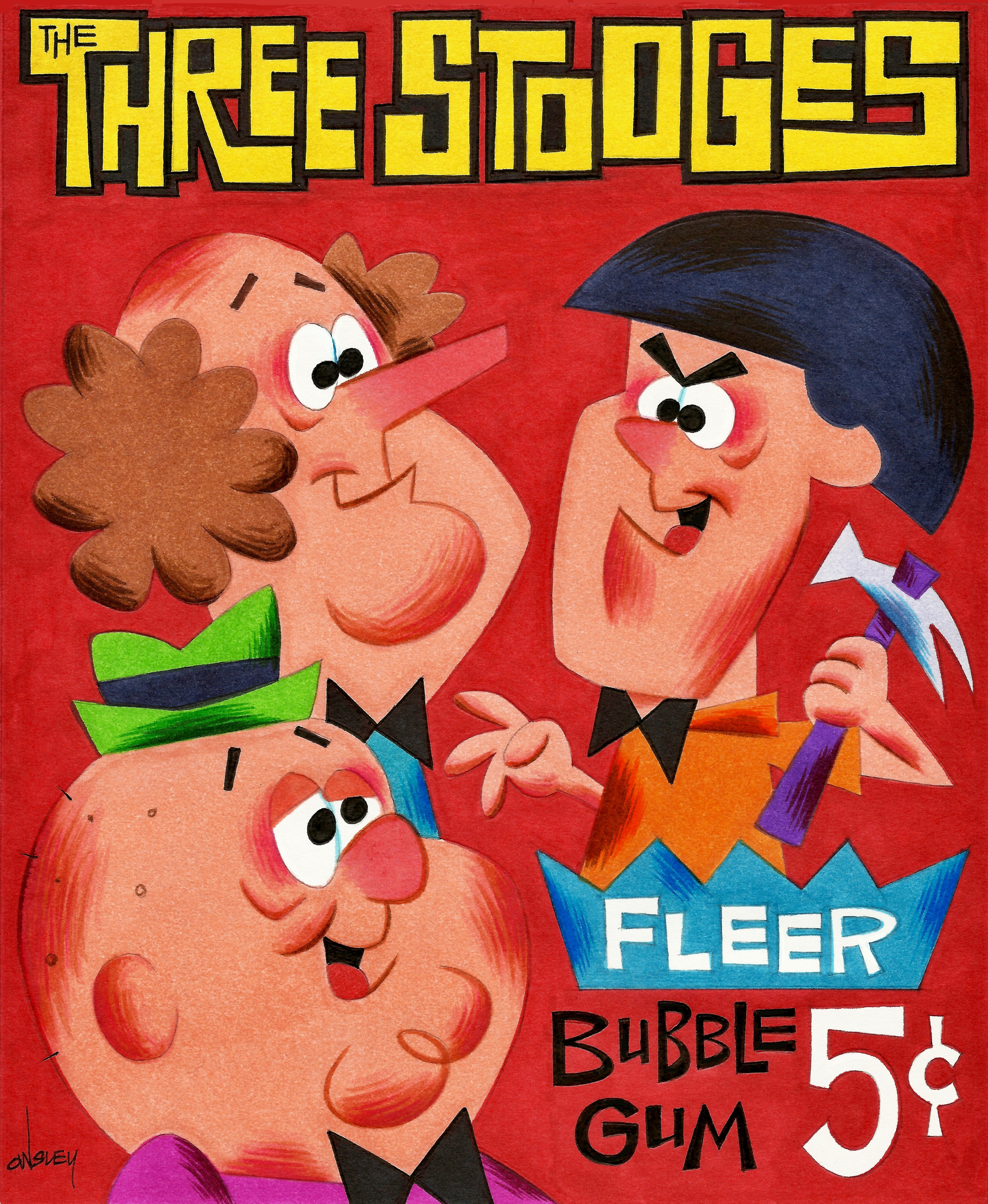 SKETCHBOOK THREE STOOGES WAX PACK PHOTOSHOPPED FOR PRINT