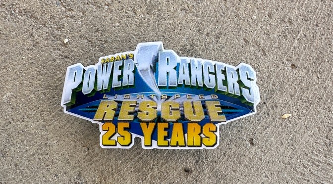 Pasadena Comic Con Power Rangers Lightspeed Rescue 25th Anniversary Pin
