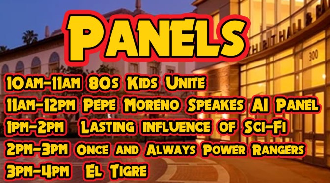 Pasadena Comic Con Panels